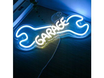 led neon garage autoservis 42x17cm